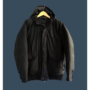 DC- MENS BLACK ULTRA WARM POCKETS ZIPUP PUFFER JACKET SIZE MEDIUM